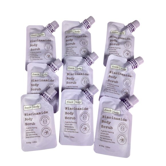 Frank Body Niacinamide Body Scrub Set Of 9 Skincare Exfoliating Body Care New - Picture 1 of 3